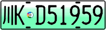License plate of China, Electric vehicles