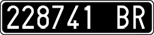 License plate of Italy, Cars (1927 year series)