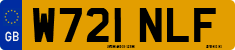 License plate of the United Kingdom, 1983 year system
