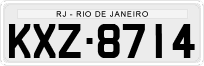 License plate of Brazil, Private owners (1990)