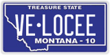 Montana, Vanity Plates