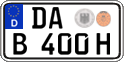 German license plate, Plates for oldtimers (type 