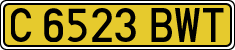 License plates of Spain, Specialty plates