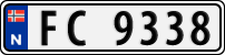License plate of Norway, Trailers, motorcycles, special vehicles