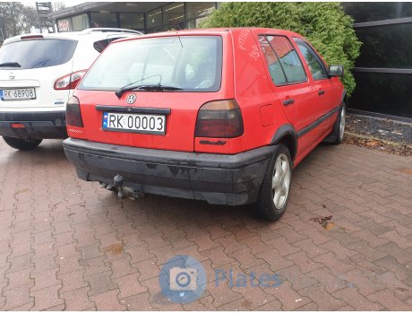 RK 00003, Volkswagen Golf