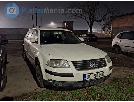 BČ 005-UX, Volkswagen Passat