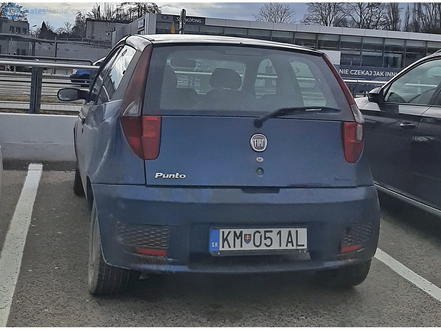 KM-051AL, FIAT Punto 2nd gen (Classic) 3-door Hatch (188), facelift, 2003–2010