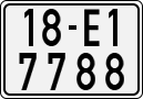 License plate of Vietnam, Motorcycles