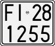 License plate of Italy, Motorcycles (1927 year series)
