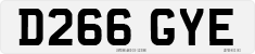 License plate of the United Kingdom, 1983 year system