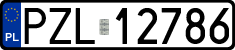 License plates of Poland, Regular car plates
