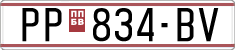 License plate of North Macedonia, Regular plates (1993)