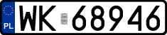 License plates of Poland, Regular car plates