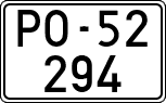 License plates of Spain, 1900 year series