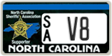 North Carolina, Specialty plates (A/B XXXX)