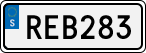 License plate of Sweden, Regular plates