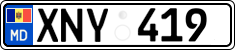 License plate of Moldova, Cars (2015)