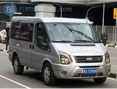 黑A·53M8K, Ford Transit
