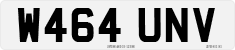 License plate of the United Kingdom, 1983 year system