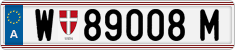 License plate of Austria, Regular plates
