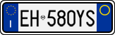 License plate of Italy, Cars (1994 year series)