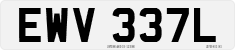 License plate of the United Kingdom, 1963 year system