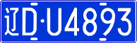 License plate of China, Cars