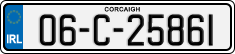 License plate of Ireland, Regular plates