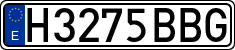 License plates of Spain, Specialty plates