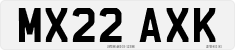 License plate of the United Kingdom, 2001 year system