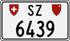 License plate of Switzerland, Cars