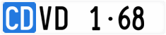 License plate of Switzerland, Diplomatic