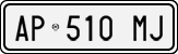 License plate of Italy, Cars (1994 year series)