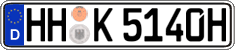 German license plate, Plates for oldtimers (type 