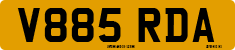 License plate of the United Kingdom, 1983 year system