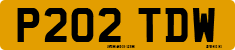 License plate of the United Kingdom, 1983 year system