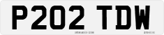 License plate of the United Kingdom, 1983 year system