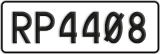 License plate of New Zealand, AB1(234)