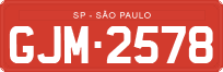 License plate of Brazil, Commercial vehicles (1990)