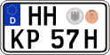 German license plate, Plates for oldtimers (type 