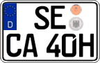 German license plate, Plates for oldtimers (type 