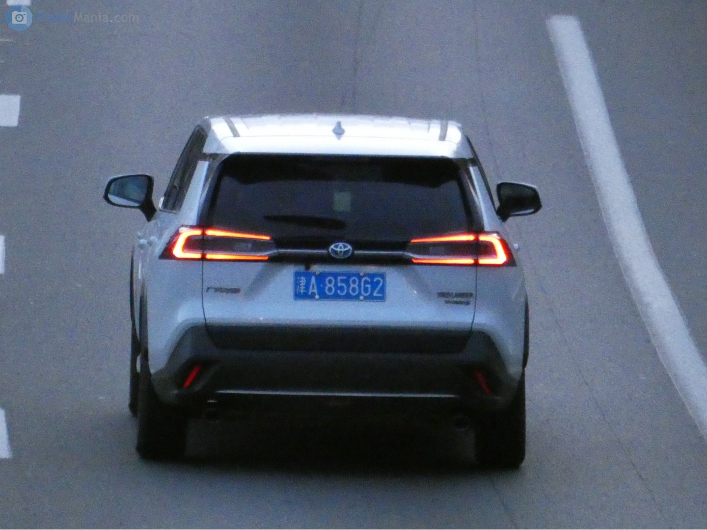 津A·858G2, Toyota Wildlander 1st gen (XA50; CN-market), 2020–