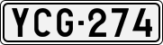 License plate of Finland, Cars
