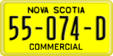Nova Scotia, Commercial (12-345-D)