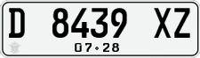 License plate of Indonesia, Regular plates