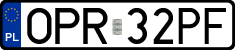License plates of Poland, Regular car plates