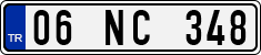 License plate of Turkey, Regular plates