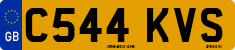 License plate of the United Kingdom, 1983 year system