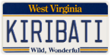 West Virginia, Vanity Plates