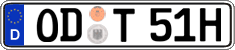 German license plate, Plates for oldtimers (type 